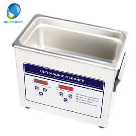 Υπερηχητικός καθαριστής Benchtop μετάλλων, υπερηχητικός καθαρίζοντας εξοπλισμός 3.2L 40KHz 120 Watt