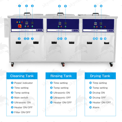 υπερηχητικό όργανο καθαρότερο Dpf SUS Skymen JP-3216GH 540L 10800W