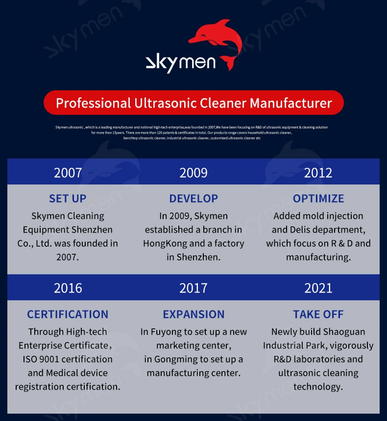 Υπερηχητική δύναμη Skymen συν την ιατρική υπερηχητική καθαρίζοντας μηχανή 1080W με το χρονόμετρο Benchtop καθαρότερο 30L θερμαστρών